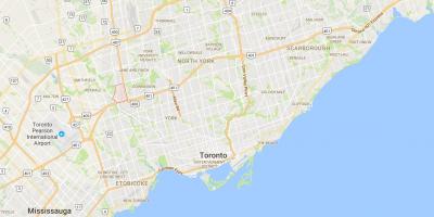 Peta Pelmo Park – Humberlea daerah Toronto