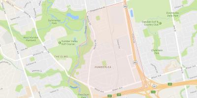 Peta Pelmo Park – Humberlea kejiranan Toronto