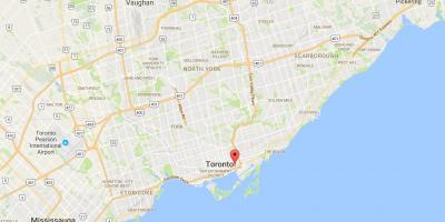 Peta Penyulingan Daerah daerah Toronto