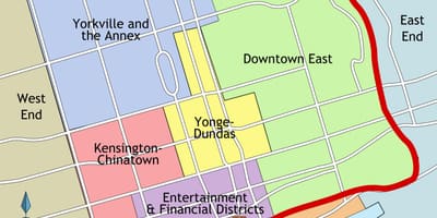 Peta Pusat Toronto