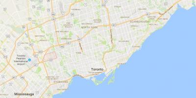 Peta Richview daerah Toronto
