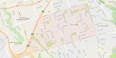 Peta Richview kejiranan Toronto