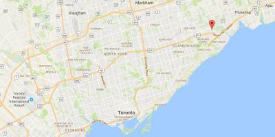 Peta Rouge daerah Toronto