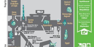 Peta Royal Ontario Museum tahap 3