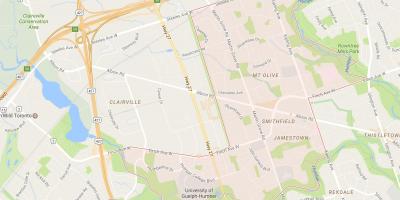 Peta Smithfield kawasan kejiranan Toronto