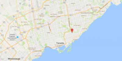 Peta tanaman menjalar Heightsdistrict Toronto