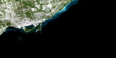 Peta satelit Toronto