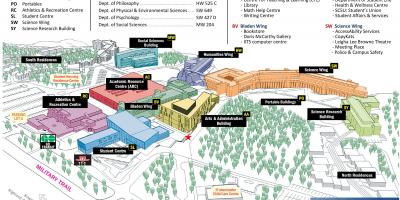 Peta universiti Toronto Scarborough kampus