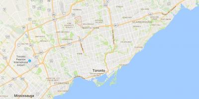 Peta Westminster–Branson daerah Toronto