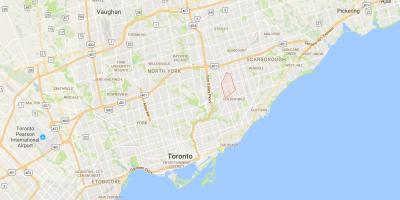 Peta Wexford daerah Toronto