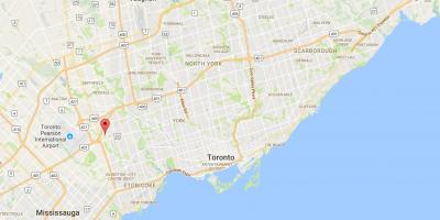 Peta Willowridge daerah Toronto