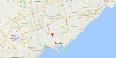 Peta Wychwood Park daerah Toronto